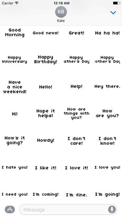Expressions 8-Bit Stickers for iMessage screenshot-3