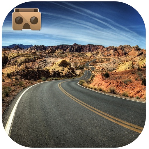 VR Visit Famous Highways 3D Views icon