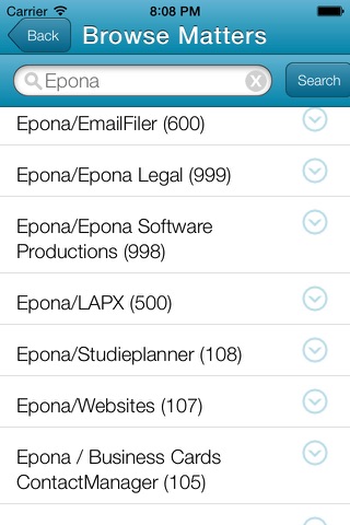 Epona DMSforLegal MobileIron screenshot 4