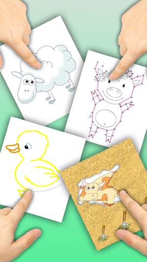 Connect dots, paint animals in zoo book - Premium(圖2)-速報App