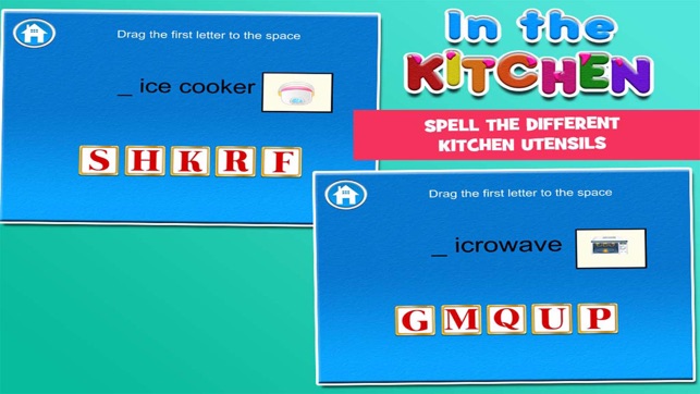 In the Kitchen Flash Cards for Kids(圖4)-速報App