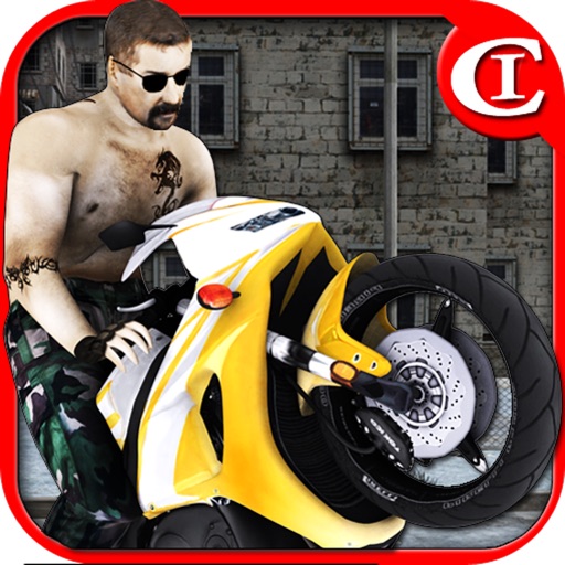 Crazy Moto Parking King 3D Icon