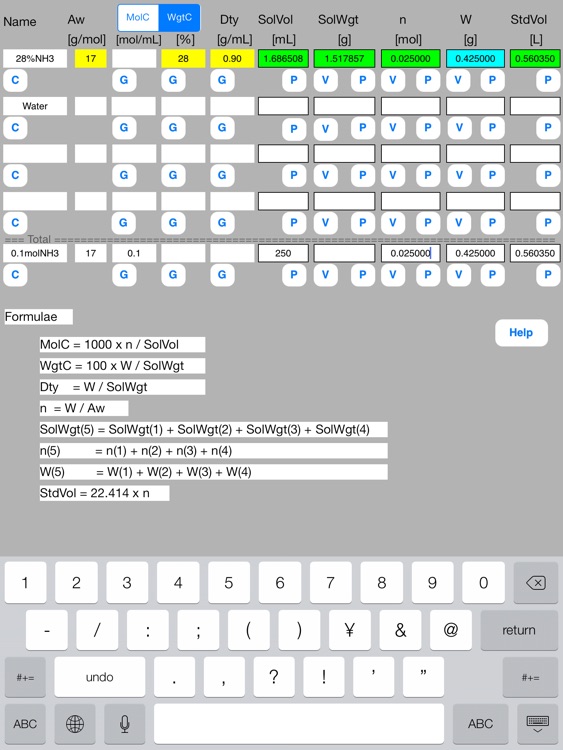 Solution Mol Calculator screenshot-4