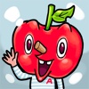 Mr. Apple & Fruity Friends Sticker