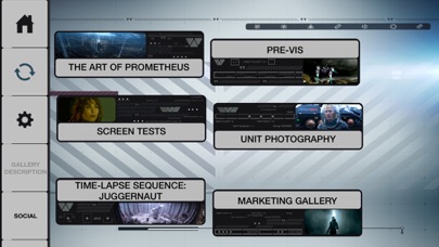 Prometheus-Weyland Corp Archive Second Screen App screenshot 2