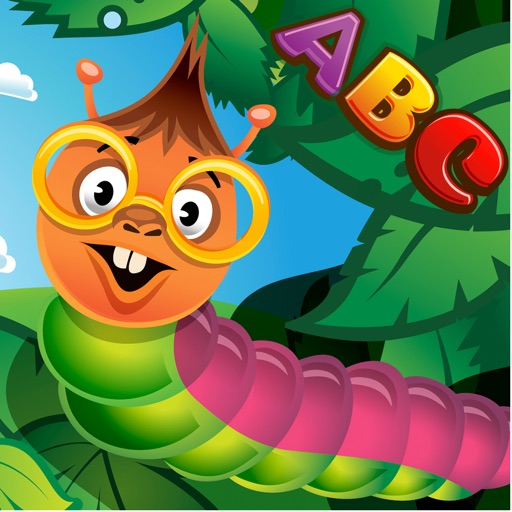 Caterpillars and Alphabet - Learning English Letters - Early Evaluation ABC Game iOS App