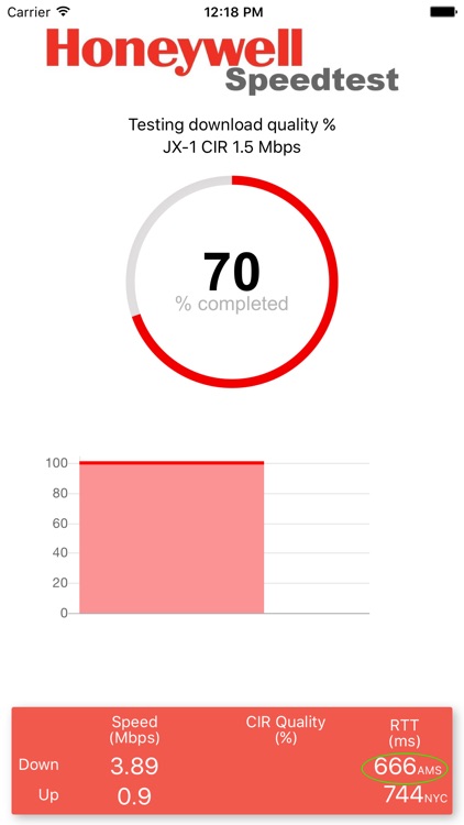 Honeywell Speedtest screenshot-3