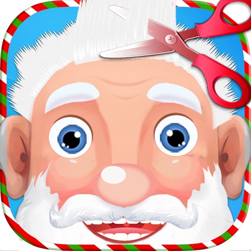 Santa Hair Cut Salon : Santa Beard Salon Icon