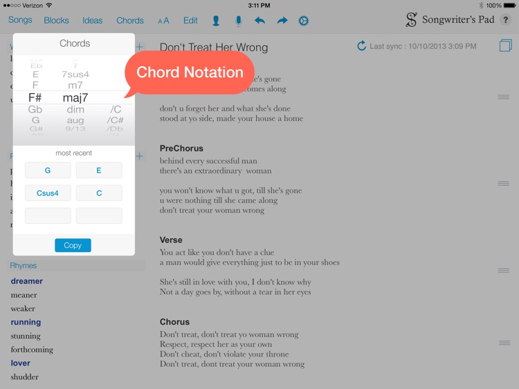 Songwriter Pad LE-Songwriting screenshot-4