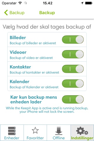 Keepit Phone Backup screenshot 2