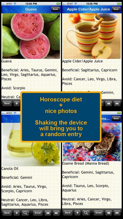 The Horoscope Diet Food List 600