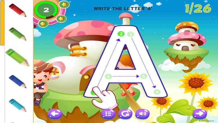 Alphabet Learning  Letter Writing ABC for Kids