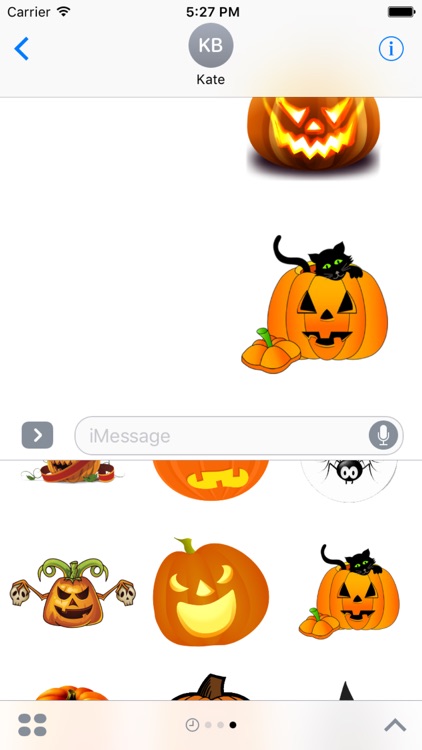 Halloween Stickers Moji for iMessage screenshot-4