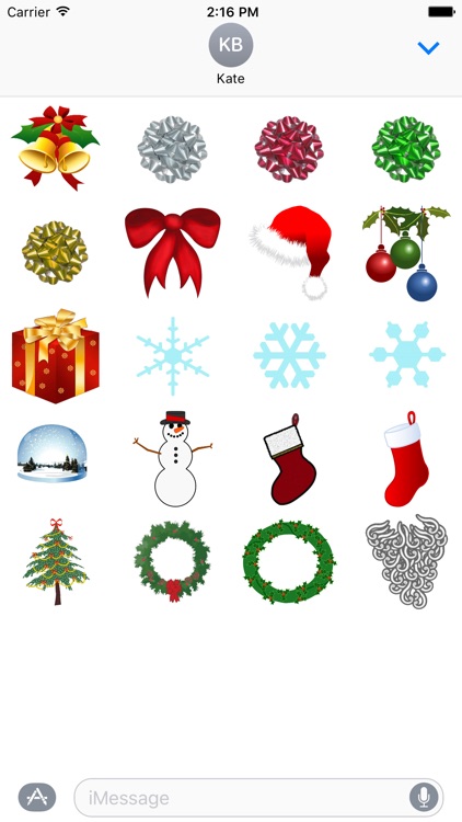 Holiday and Christmas Stickers