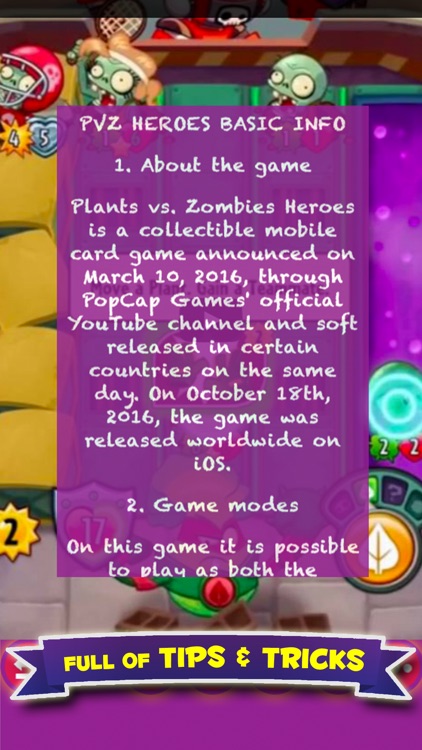 Free Guide For Plants vs. Zombies Heroes