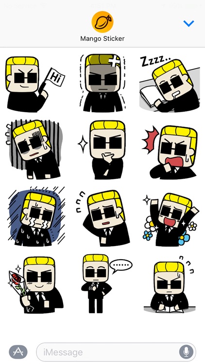 Agent Tom Lite - Mango Sticker