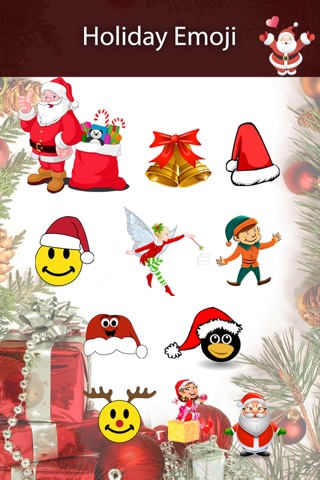 Holiday 3D Emojis - Christmas Holiday Emoji screenshot 2