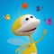 Uki is a cute little yellow creature that takes the little ones by the hand to discover the world