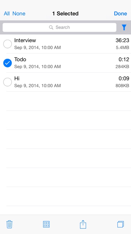 Audio Memos - The Voice Recorder screenshot-4