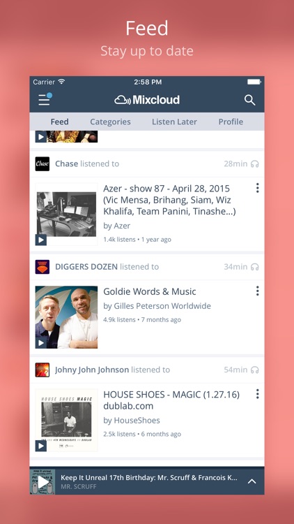 Mixcloud - Radio & DJ mixes