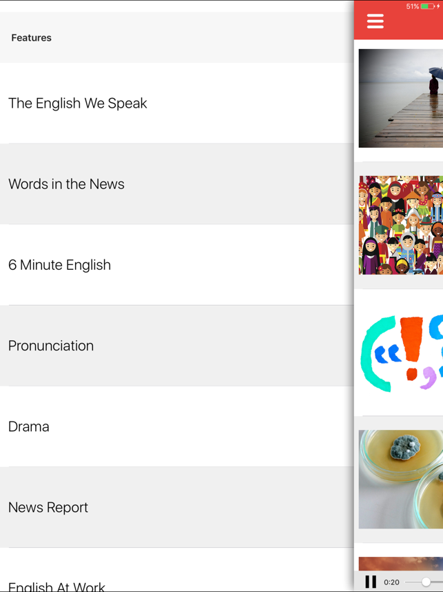 Learn English for BBC - iPad Version(圖4)-速報App