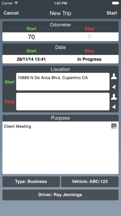 Travel Logs - Vehicle Logbook