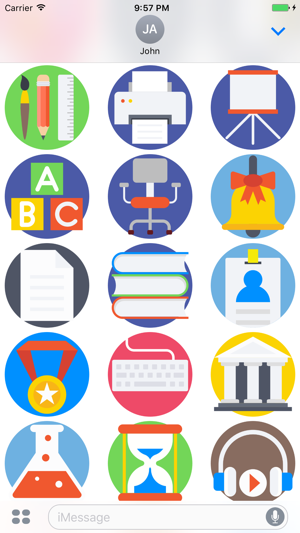 Education Stickers - Emoji Icons for Texting(圖4)-速報App