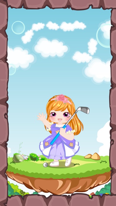 Princess playing golf - simulation golf game screenshot 2