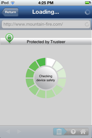 Trusteer Mobile Browser screenshot 2