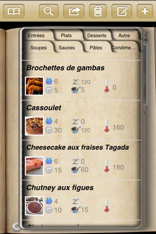 Mes Recettes de cuisine HD screenshot 2