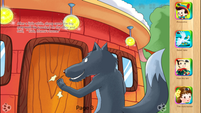 How to cancel & delete Wolf and the Seven Little Goats - Interactive Book from iphone & ipad 4