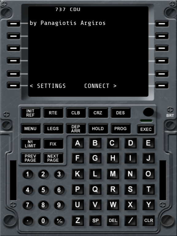 737 CDU - Control Display Unit для iPad