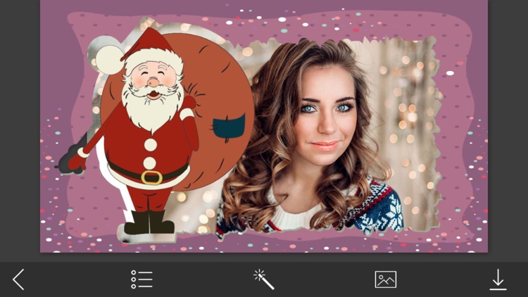 Santa claus Picture Frames - Creator and Editor