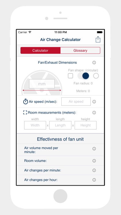 Air Change Calculator