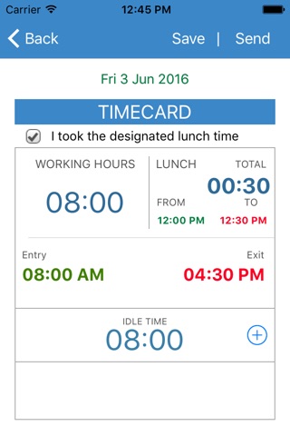 GeoVictoria TimeCards screenshot 4