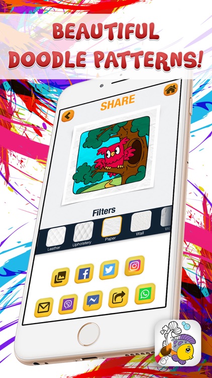 Doodle Kids Coloring Games screenshot-3