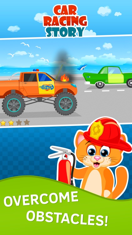 Toddler Racing Car Game for Kids. Premium