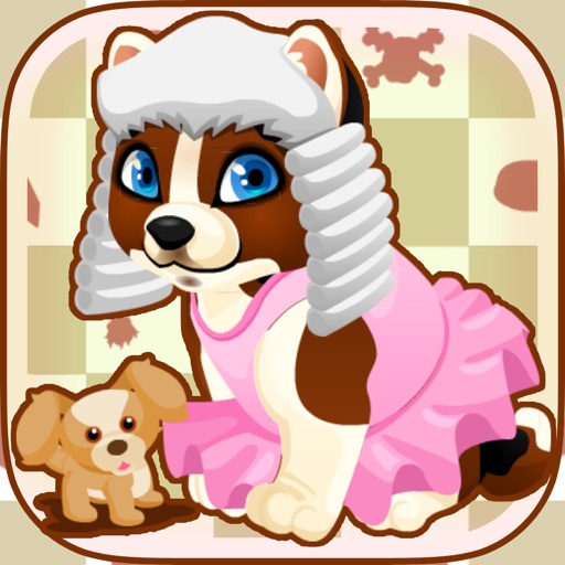 Puppy Pet Care:Girls princess intellectual develop icon