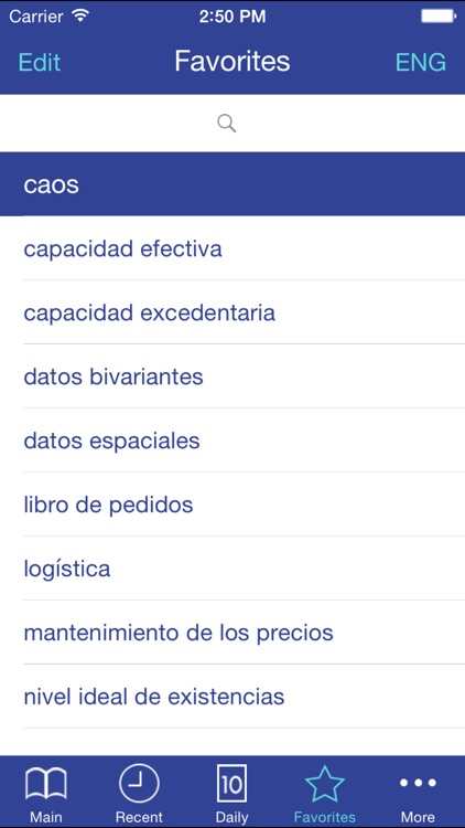 Libertuus English-Spanish Business Dictionary Lite screenshot-3