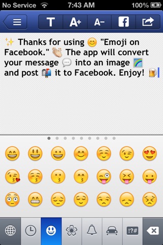 Emoji on Facebook screenshot 2