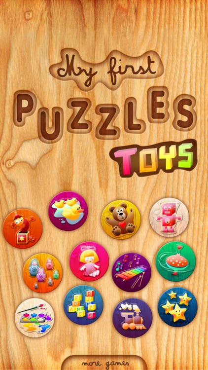 My first puzzles: Toys