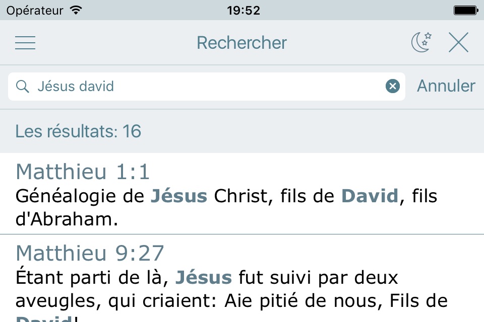 Sainte Audio Bible. Nouveau Testament en Français screenshot 4