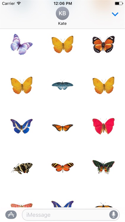 Lucky Butterfly Stickers