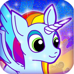 My Little Rainbow Unicorn & Pony Rush - FREE Girls Game