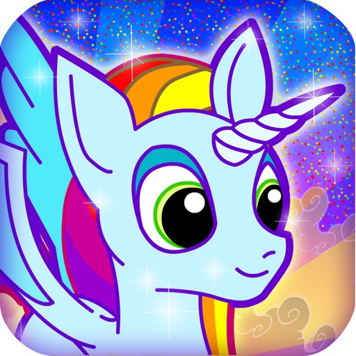 My Little Rainbow Unicorn & Pony Rush - FREE Girls Game