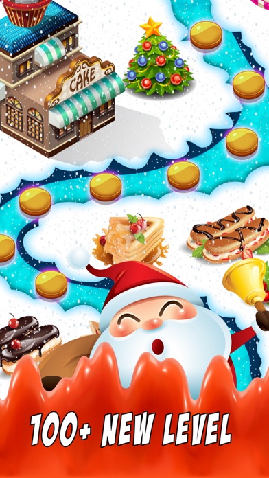 SWEET SANTA CANDY - NEW MATCH 3 BEST GAME PUZZLE 1.5 IOS GAME GIẢI TRÍ SWEET SANTA CANDY - NEW MATCH 3 BEST GAME PUZZLE 1.5 IOS