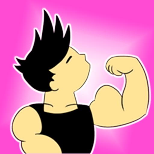 Fitness Lover Boy ● Emoji&Stickers for iMessage icon