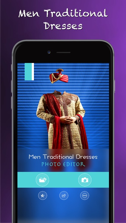 Men Traditional  Suits Dresses Photo Montage