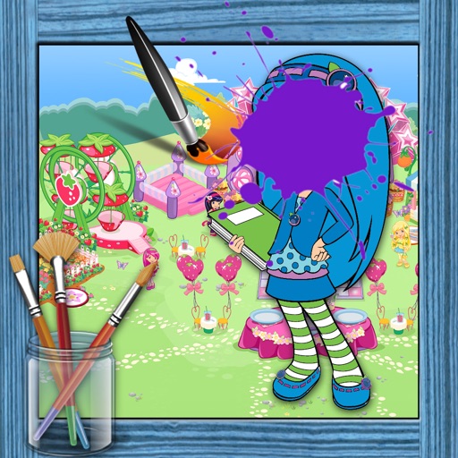 Coloring For Strawberry Shortcake Version iOS App
