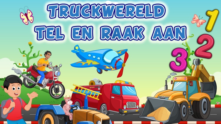 Dutch Trucks World Learn to Count in Dutch Language for Kids